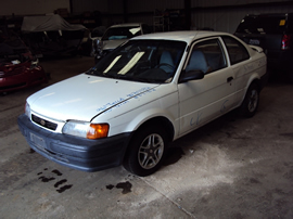 1996 TOYOTA TERCEL ,1.5L ENGINE, MANUAL 4 SPEED ,COLOR WHITE, STK # Z11182