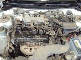1996 TOYOTA TERCEL ,1.5L ENGINE, MANUAL 4 SPEED ,COLOR WHITE, STK # Z11182