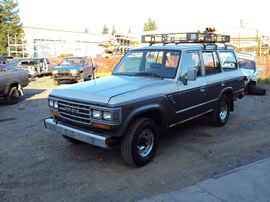 1989 TOYOTA LAND CRUISER 4WD, 4.0L, AT, COLOR TAN, STK# T11338