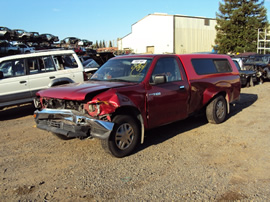 1993 TOYOTA T100 2WD ,3.0L, MT, COLOR RED, STK# T11339