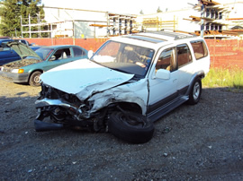 1997 TOYOTA 4RUNNER 2WD,3.4L, AT, COLOR WHITE, STK # T11341