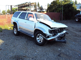 1997 TOYOTA 4RUNNER 2WD,3.4L, AT, COLOR WHITE, STK # T11341
