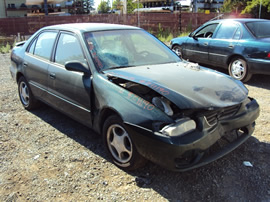 2001 TOYOTA COROLLA, 1.8L ENGINE, AUTOMATIC TRANSMISSION, COLOR GREEN, STK# Z11190