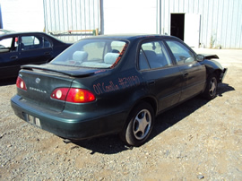 2001 TOYOTA COROLLA, 1.8L ENGINE, AUTOMATIC TRANSMISSION, COLOR GREEN, STK# Z11190