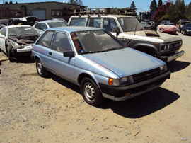 1988 TOYOTA TERCEL, COLOR BLUE, STK # Z11194