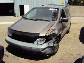 1998 TOYOTA SIENNA, COLOR BROWN, STK # Z11195
