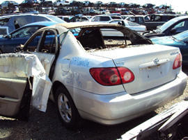 2007 TOYOTA COROLLA, COLOR GRAY, STK # Z11196