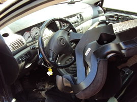 2003 TOYOTA COROLLA S MODEL, COLOR BLACK, STK # Z11198