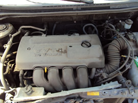 2003 TOYOTA COROLLA S MODEL, COLOR BLACK, STK # Z11198