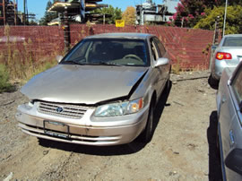 1997 TOYOTA CAMRY 2.2L AT CA EMISSIONS COLOR GOLD STK # Z11200