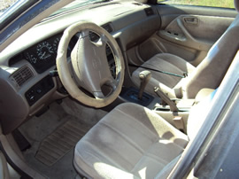 1997 TOYOTA CAMRY 2.2L AT CA EMISSIONS COLOR GOLD STK # Z11200