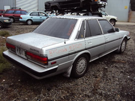 1987 TOYOTA CRESSIDA 4 DOOR SEDAN,2.8L AT FWD COLOR SILVER STK # Z11204