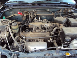1999 TOYOTA RAV4 4 DOOR,2.0L MT AWD COLOR GREEN STK # Z11205