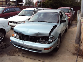 1994 TOYOTA COROLLA 4 DOOR SEDAN 1.8L AT COLOR GREEN STK # Z11207