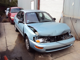 1994 TOYOTA COROLLA 4 DOOR SEDAN 1.8L AT COLOR GREEN STK # Z11207