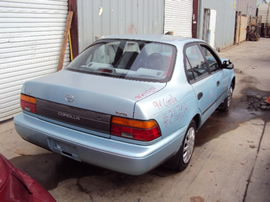 1994 TOYOTA COROLLA 4 DOOR SEDAN 1.8L AT COLOR GREEN STK # Z11207