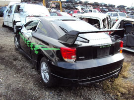 2002 TOYOTA CELICA GT MODEL 1.8L  MT COLOR BLACK STK # Z11209