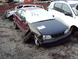 1996 TOYOTA TERCEL 4 DOOR SEDAN 1.5L  AT COLOR RED STK # Z11210