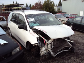 2004 TOYOTA SIENNA CE MODEL  3.3L AT FWD COLOR WHITE STK # Z11211