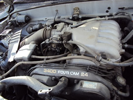 2003 TOYOTA TACOMA TRD 3.4L AT 2WD WITH E LOCKER DIFF COLOR SILVER STK # Z11212