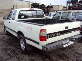 1995 TOYOTA T100 3.4L AT 2WD XTRA CAB COLOR WHITE STK # Z11214