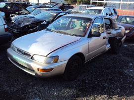 1997 TOYOTA COROLLA STNDRD MODEL 1.6L AT 3 SPEED COLOR TAN STK # Z11215