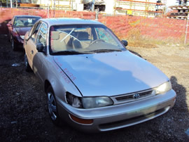 1997 TOYOTA COROLLA STNDRD MODEL 1.6L AT 3 SPEED COLOR TAN STK # Z11215