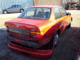 1995 TOYOTA COROLLA 4 DOOR SEDAN STANDARD MODEL 1.6L AT 3SPEED FWD COLOR RED STK Z11217