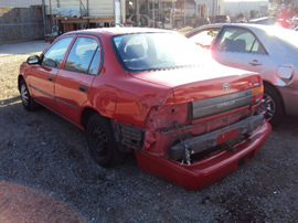 1995 TOYOTA COROLLA 4 DOOR SEDAN STANDARD MODEL 1.6L AT 3SPEED FWD COLOR RED STK Z11217