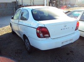 2000 TOYOTA ECHO 2DR STD MODEL 1.5L MT FWD COLOR WHITE STK Z12218