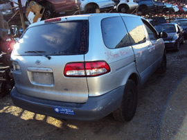 2001 TOYOTA SIENNA CE MODEL 3.0L AT FWD COLOR TAN STK Z12220