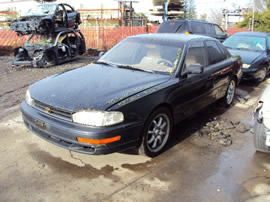 1993 TOYOTA CAMRY LE MODEL 4DOOR SEDAN 2.2L AT FEDERAL EMISSIONS COLOR BLACK STK Z12231