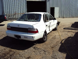 1997 TOYOTA COROLLA CE MODEL 4 DOOR SEDAN 1.8L MT FWD COLOR WHITE STK Z1237