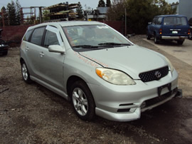 2003 TOYOTA MATRIX XR MODEL 1.8L AT FWD COLOR SILVER STK Z12239