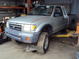 2000 TOYOTA TACOMA XTRA CAB PRE RUNNER 3.4L AT 2WD COLOR SILVER STK Z12240