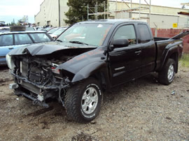 2005 TOYOTA TACOMA WITH ACCESS CAB PRE RUNNER 4.0L AT 2WD COLOR BLACK STK Z12241