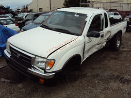 2000 TOYOTA TACOMA XTRA CAB PRE RUNNER 3.4L AT 2WD COLOR WHITE STK Z12242