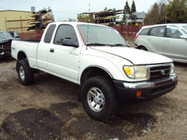 2000 TOYOTA TACOMA XTRA CAB PRE RUNNER 3.4L AT 2WD COLOR WHITE STK Z12242