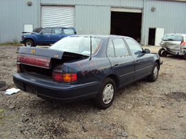 1993 TOYOTA CAMRY 4 DOOR SEDAN LE MODEL 2.2L AT FEDERAL EMISSIONS COLOR BLUE STK Z12243