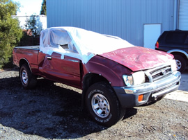2000 TOYOTA TACOMA XTRA CAB PRE RUNNER MODEL 2.7L ENGINE WITH COILS STYLE AT 2WD COLOR RED STK Z12248