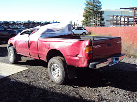 2000 TOYOTA TACOMA XTRA CAB PRE RUNNER MODEL 2.7L ENGINE WITH COILS STYLE AT 2WD COLOR RED STK Z12248