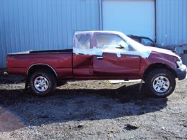 2000 TOYOTA TACOMA XTRA CAB PRE RUNNER MODEL 2.7L ENGINE WITH COILS STYLE AT 2WD COLOR RED STK Z12248