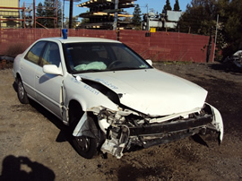 1999 TOYOTA CAMRY LE MODEL 4DOOR SEDAN 2.2L AT FWD COLOR WHITE STK Z12249