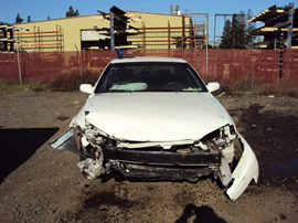 1999 TOYOTA CAMRY LE MODEL 4DOOR SEDAN 2.2L AT FWD COLOR WHITE STK Z12249