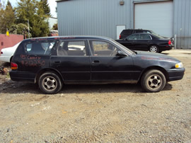 1995 TOYOTA CAMRY LE MODEL STATION WAGON 2.2L AT FWD CA EMISSIONS COLOR BLACK STK Z12250