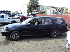 1995 TOYOTA CAMRY LE MODEL STATION WAGON 2.2L AT FWD CA EMISSIONS COLOR BLACK STK Z12250