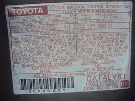 1998 TOYOTA CAMRY 4 DOOR SEDAN XLE MODEL 3.0L AT FWD COLOR GOLD STK Z12255