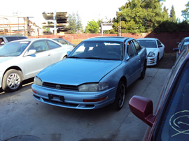 1992 TOYOTA CAMRY 4 DOOR SEDAN 3.0L AT COLOR BLUE STK Z12258