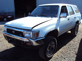 1995 TOYOTA 4RUNNER 3.0L AT 4X4 COLOR WHITE STK Z12262
