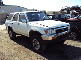 1995 TOYOTA 4RUNNER 3.0L AT 4X4 COLOR WHITE STK Z12262